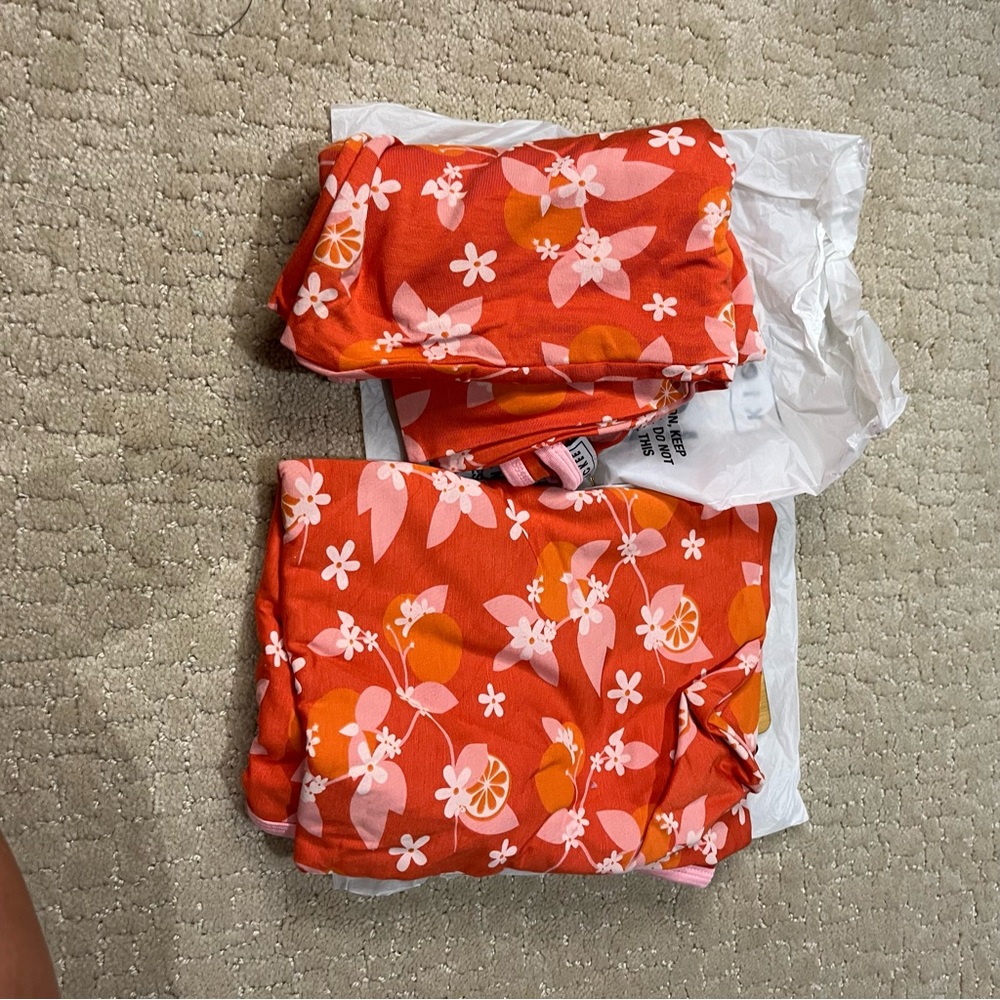 NWT set of 2 Kickee pants bamboo pillowcases